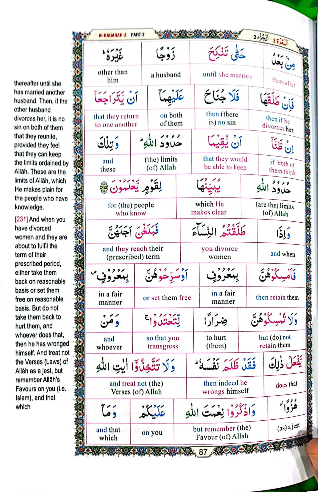 Study the Noble Quran( Word for Word)- 3 Volume